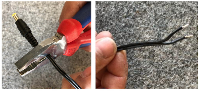 Adapter strippen