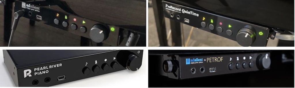 Silent systeem Pianodisc adsilent petrof en pearl river