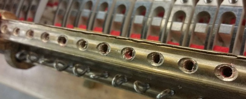 Gescheurde tubes steinway